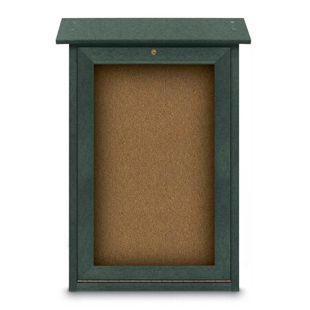 United Visual Products Outdoor Enclosed Combo Board, 48"x36", Gold Frame/Grey & Pearl UVCB4836ODG-GREY-PEARL